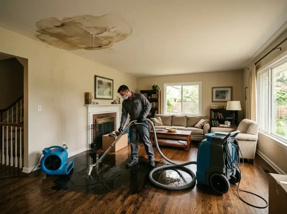 attic-pipe-burst-ceiling-drip-008 — frequently asked questions, Water Damage Restoration & Carpet Care in Gibsonia, PA